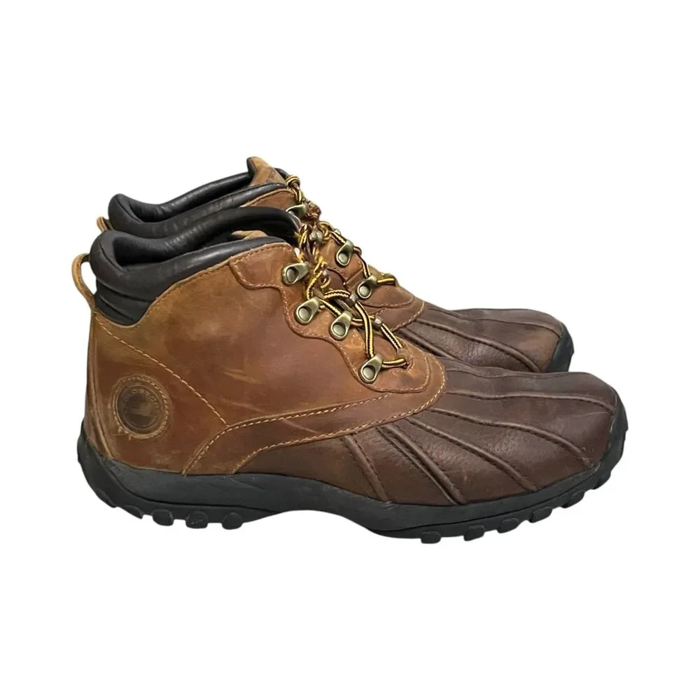 Polo Sport Ralph Lauren Dover II Leather Duck Boots Waterproof Brown Men's 12